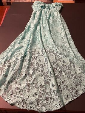 Trixxi Mint Lace Skirt